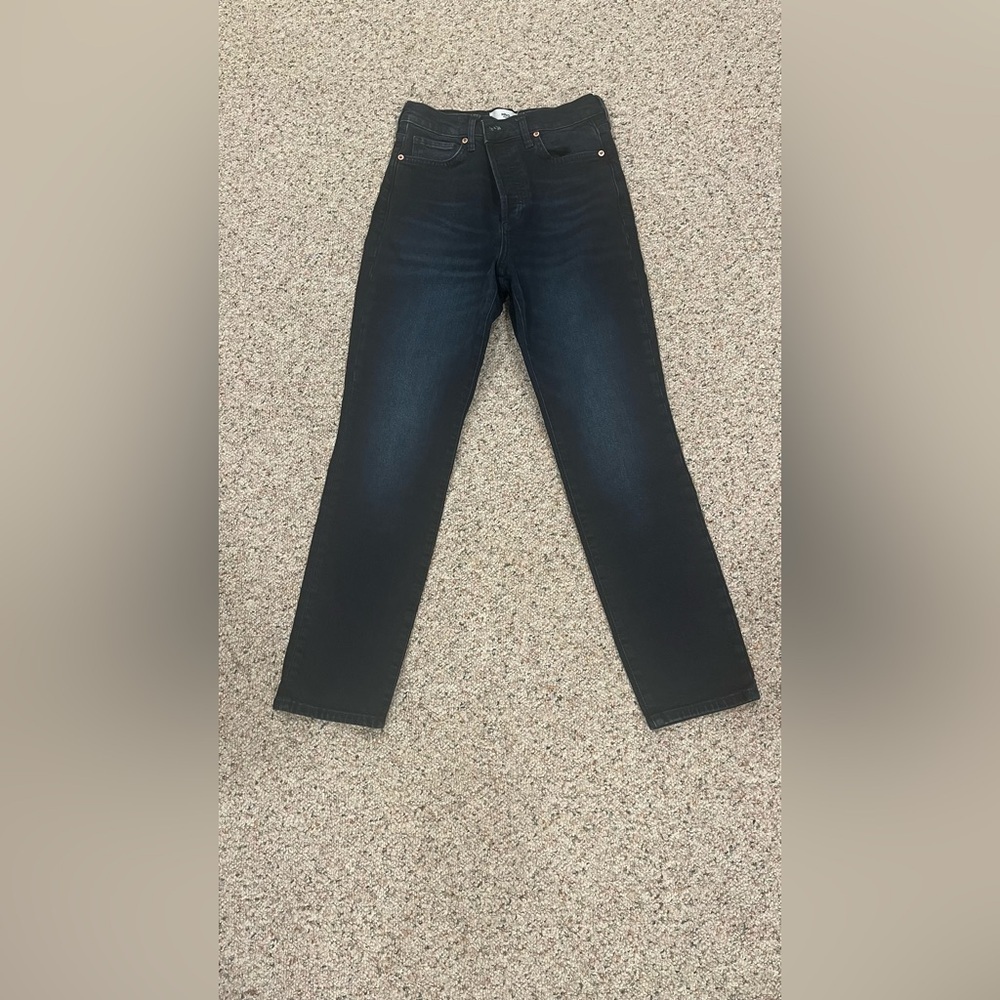 MNG Denim “Gisele” Women’s Jeans Size 4 Dark Wash Straight Leg